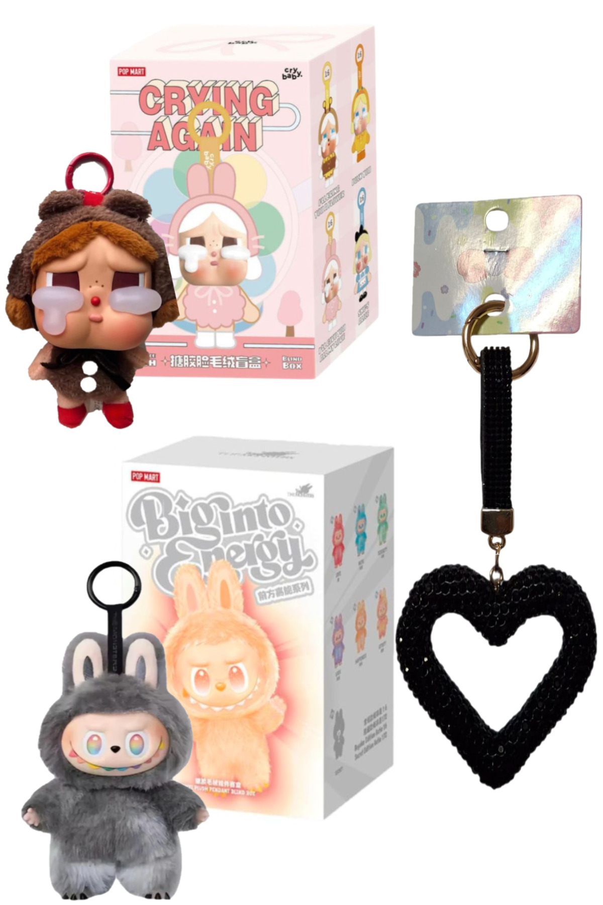 Yuka Kids Crying Again Süpriz +Labubu Süpriz Paket+Charm Ayıcık