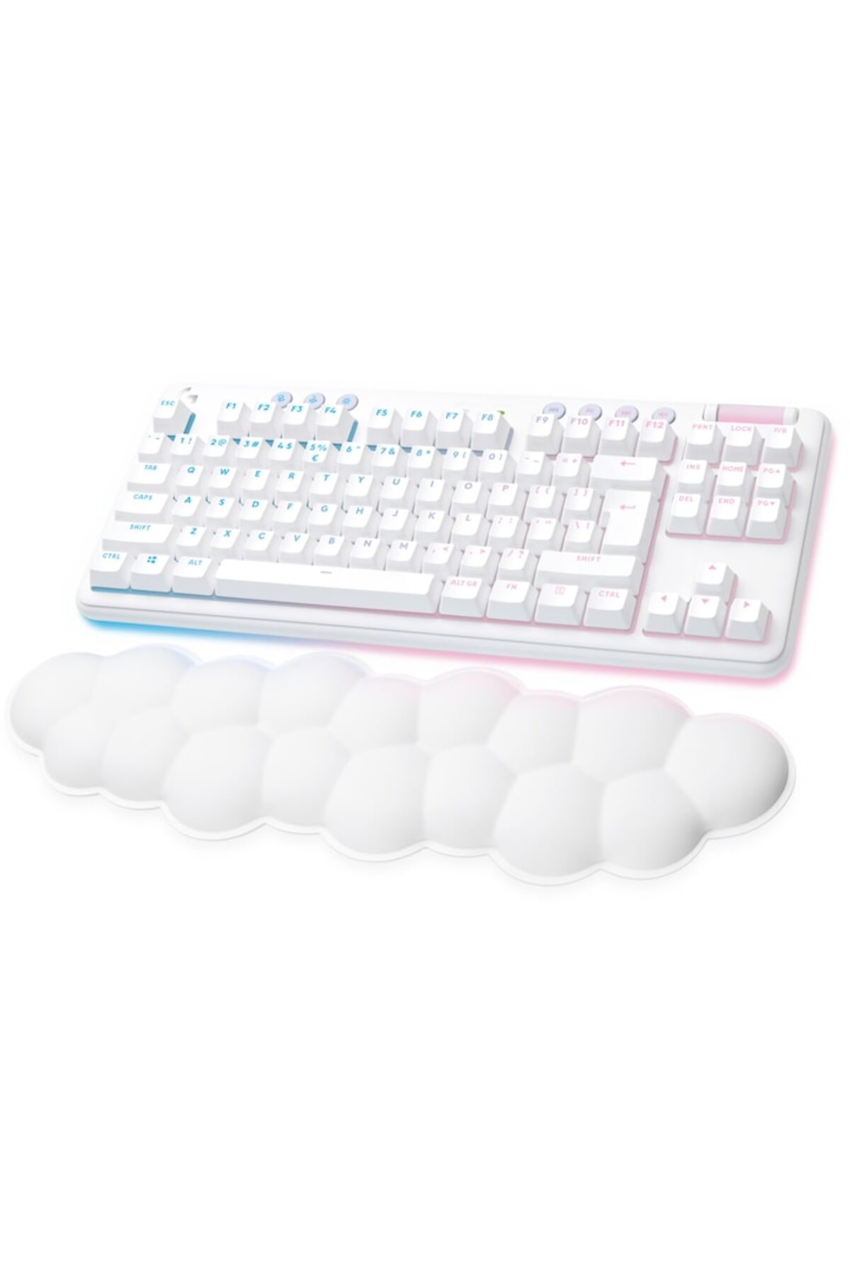 logitech-G715 Mechanical Gaming Keyboard, Wireless, RGB Lighting, US INT'L Layout, GX Red Switch, Wh 3