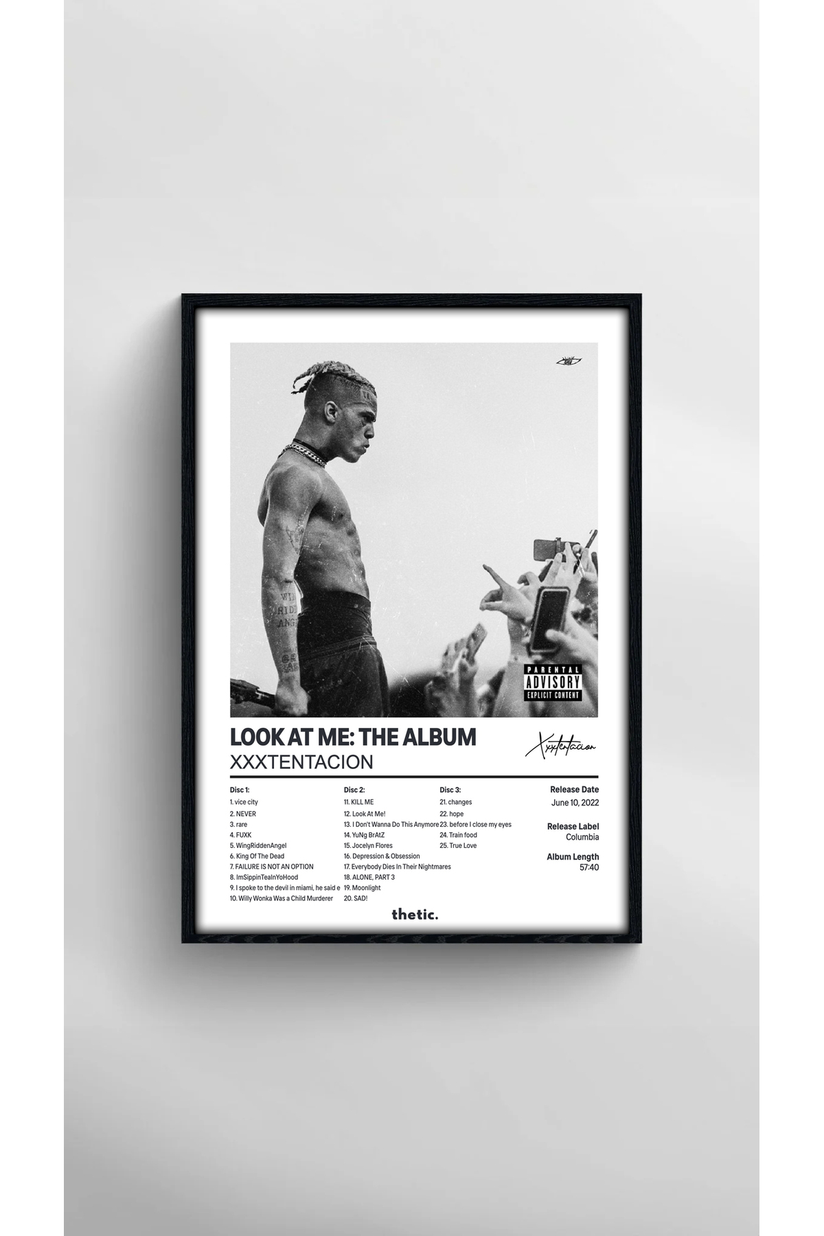 Thetic XXXTENTACION Albüm Koleksiyonu Posteri ! - Fiyatı, Yorumları