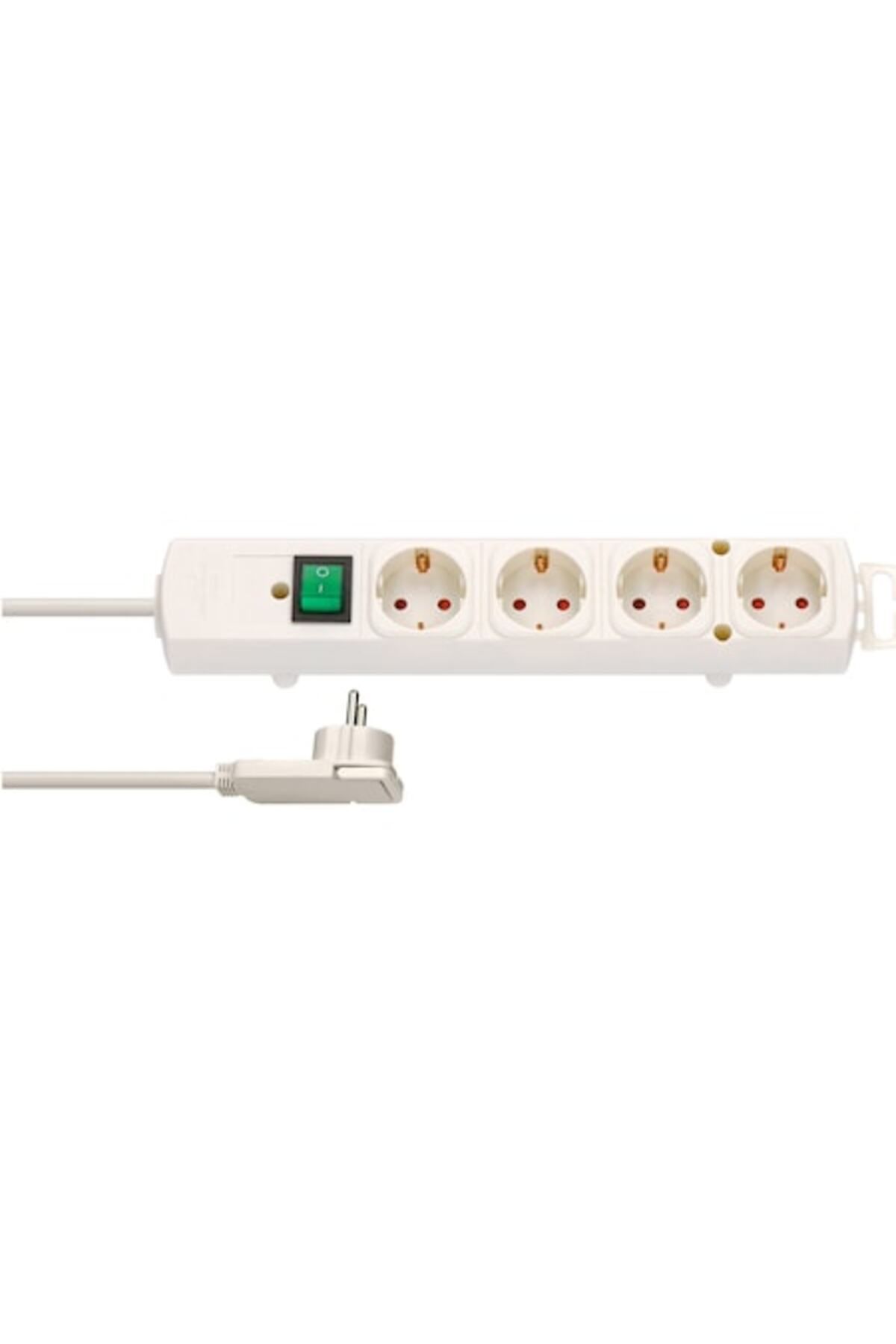 Brennenstuhl-Prelungitor Comfort-Line Plus, ștecher plat, întrerupător iluminat, 4 prize, IP20, H05VV-F 1