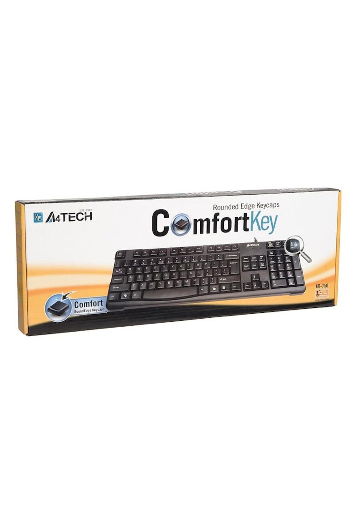 A4 Tech-Tastatură A4Tech KR-750, USB, Negru 3