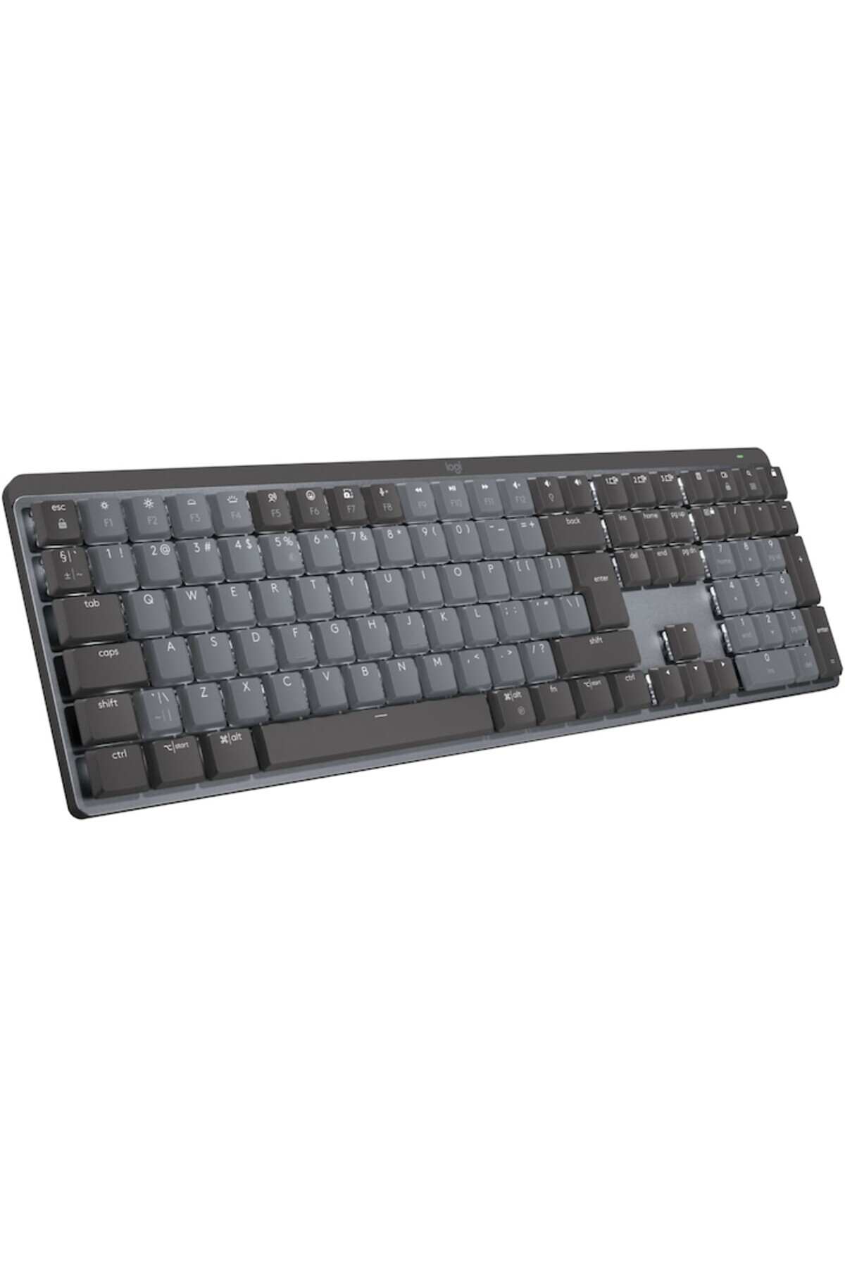 logitech-Wireless MX Mechanical Performance Keyboard, Illuminated, Silent, USB, BT, US INT, Black 3