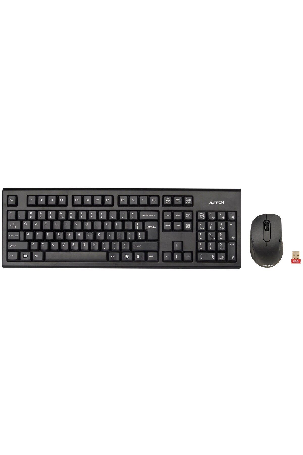 A4 Tech-Kit Tastatură + Mouse Wireless A4tech 7100N, USB, Negru 3