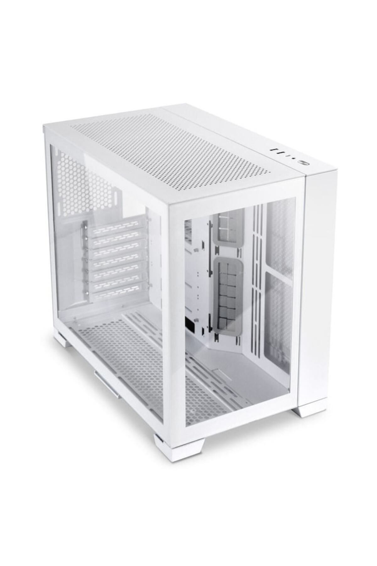 Lian Li-Lian Li O11 Dynamic Mini Snow Edition Mid-Tower Case White 3