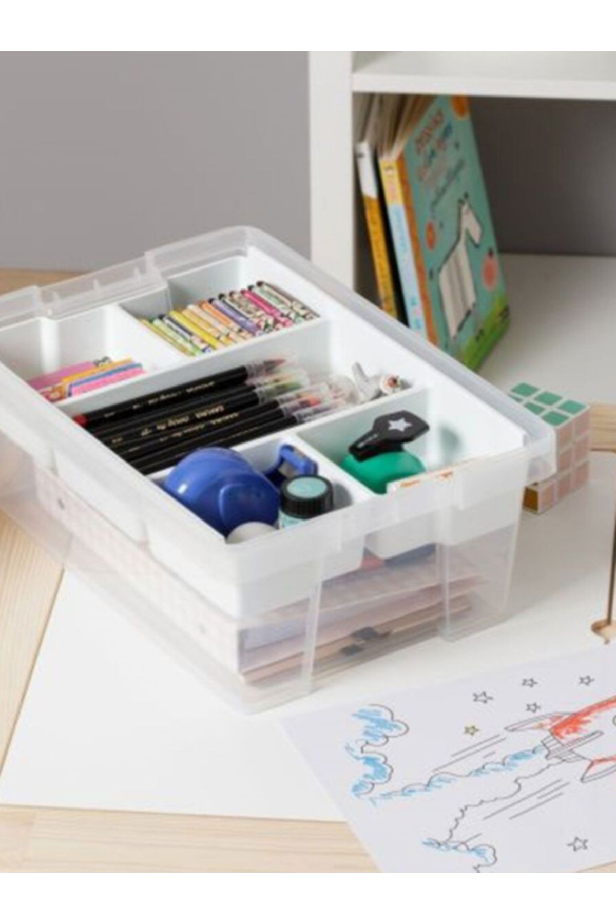 Tatay-Hinged Handle Multipurpose Stackable Storage Box with Lid 7 Liter 4