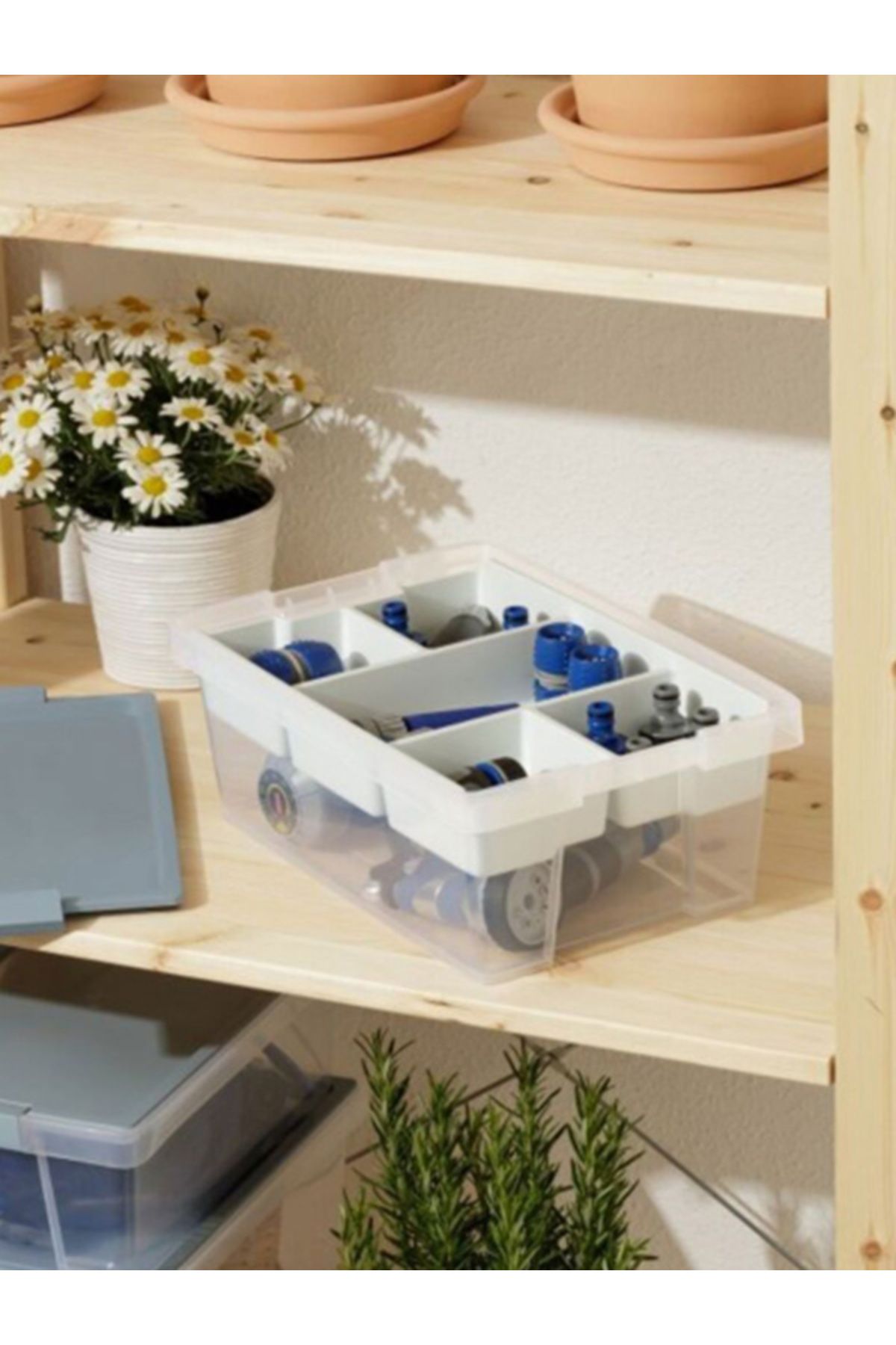 Tatay-Hinged Handle Multipurpose Stackable Storage Box with Lid 7 Liter 3