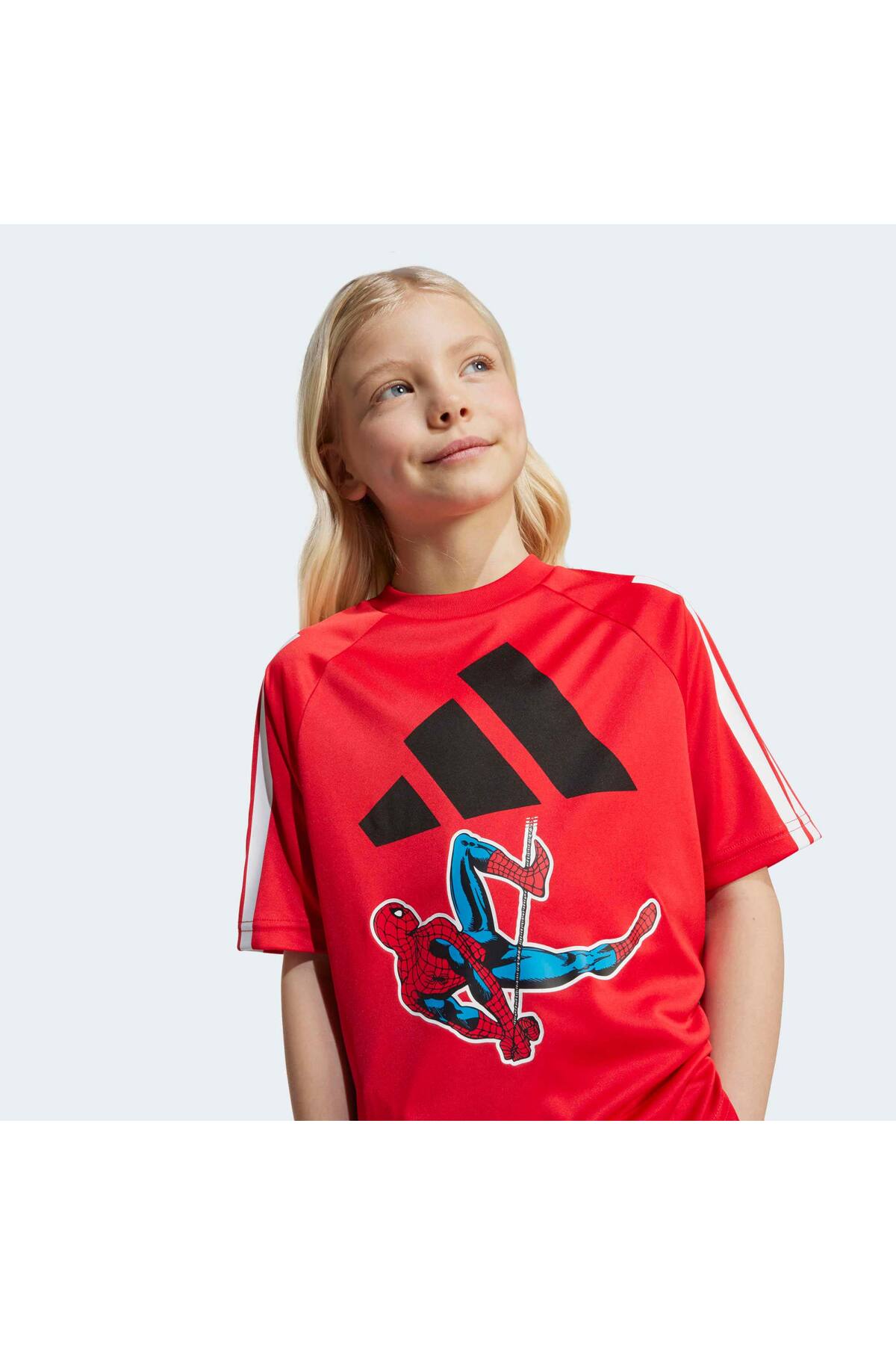 adidas Lk Mrvl Sm T Erkek Çocuk Kırmızı Tişört ERKEK ÇOCUK T-SHIRT