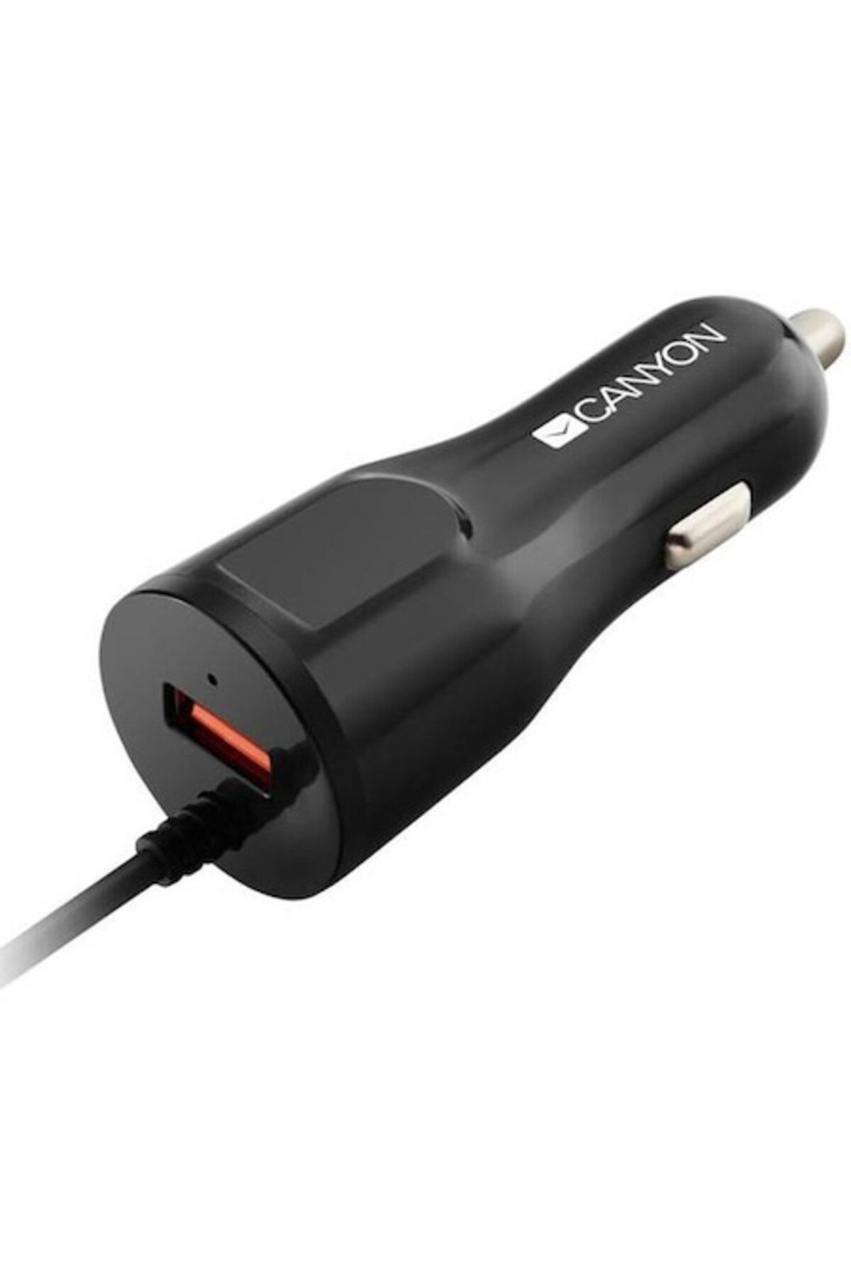 CANYON-Încărcător auto C-033, adaptor auto universal 1xUSB, plus conector Lightning 1