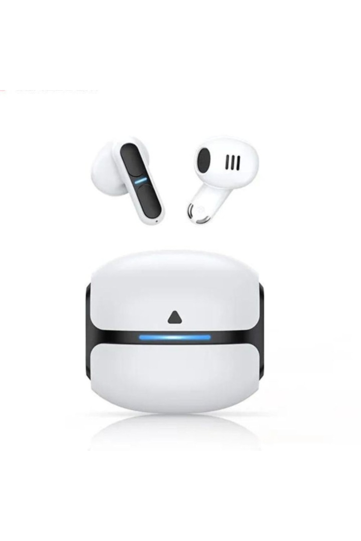 OEM-Wireless Audio Headphones, Bluetooth 5.3, Touch Control, Noise Cancelling, Low Latency, White 5