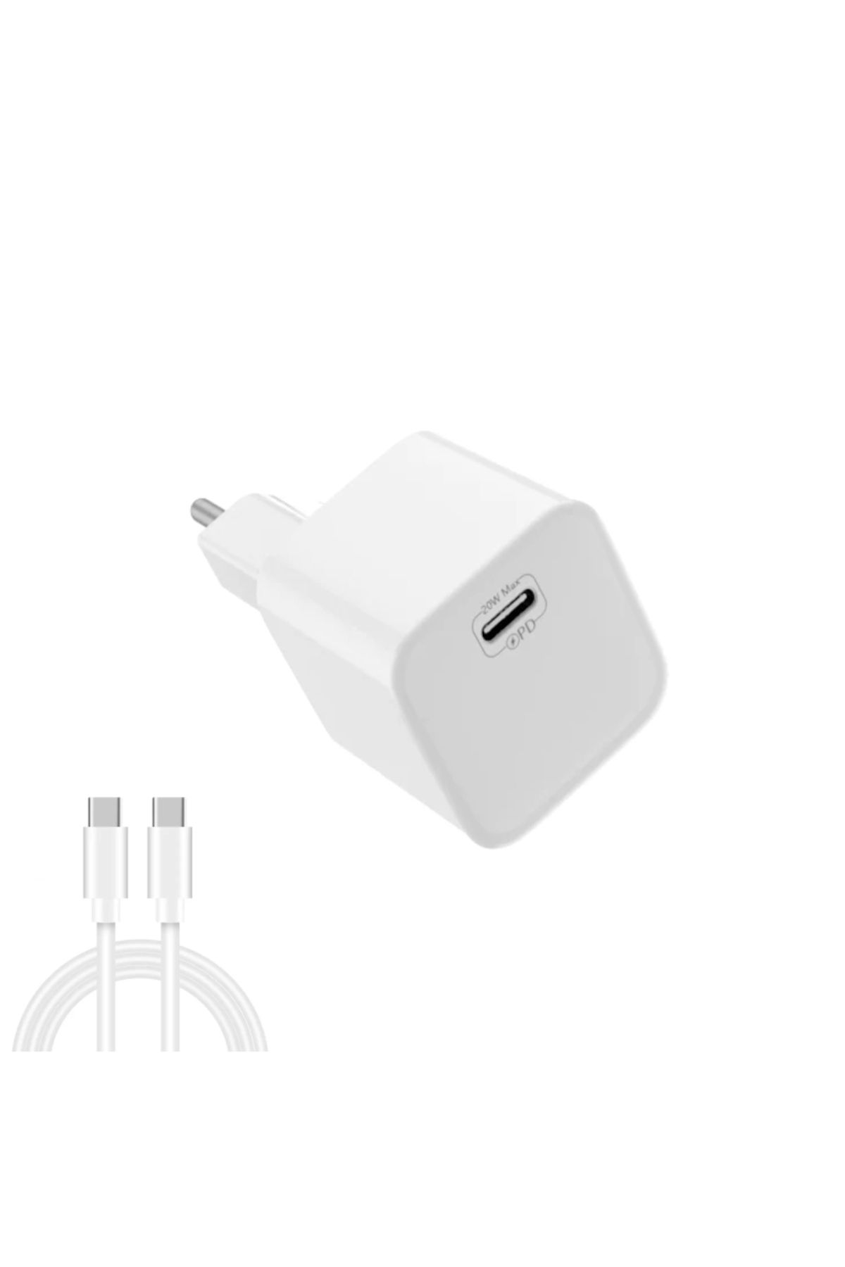 eRDX-Încărcător Rețea + Cablu USB-C eRDX® – 20W, Fast Charge, PD 3.0 / QC 3.0, Mini, iPhone / Android 1