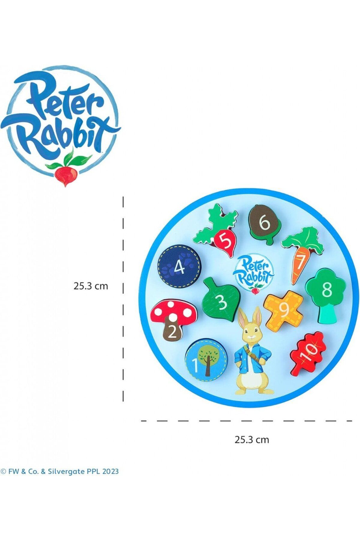 Orange Tree Toys-Peter Rabbit™ Number Puzzle, Orange Tree Toys 3