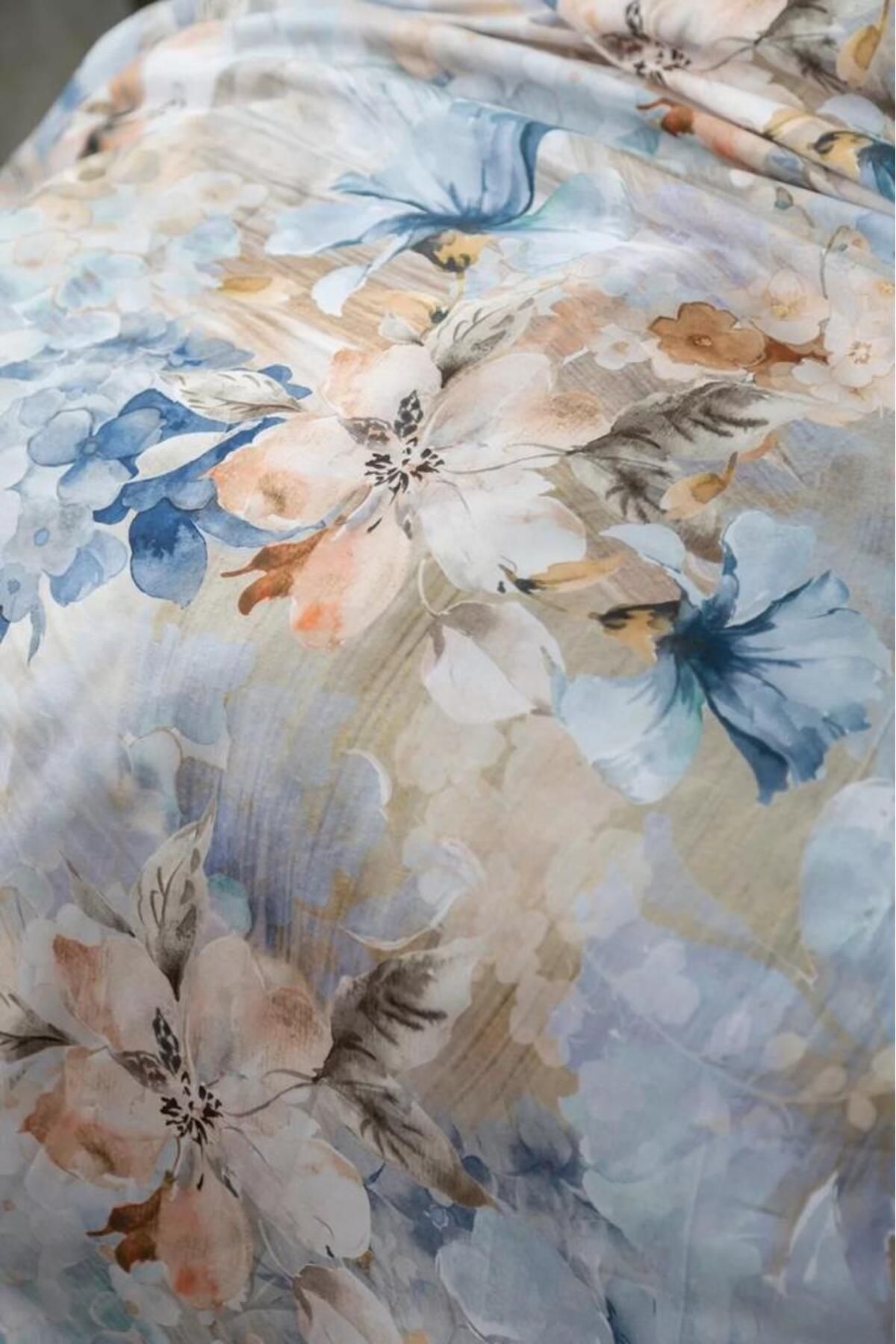 İssimo Home-Alea 210Tc Digital Print Cotton Satin Double Personality Bedding Set 3