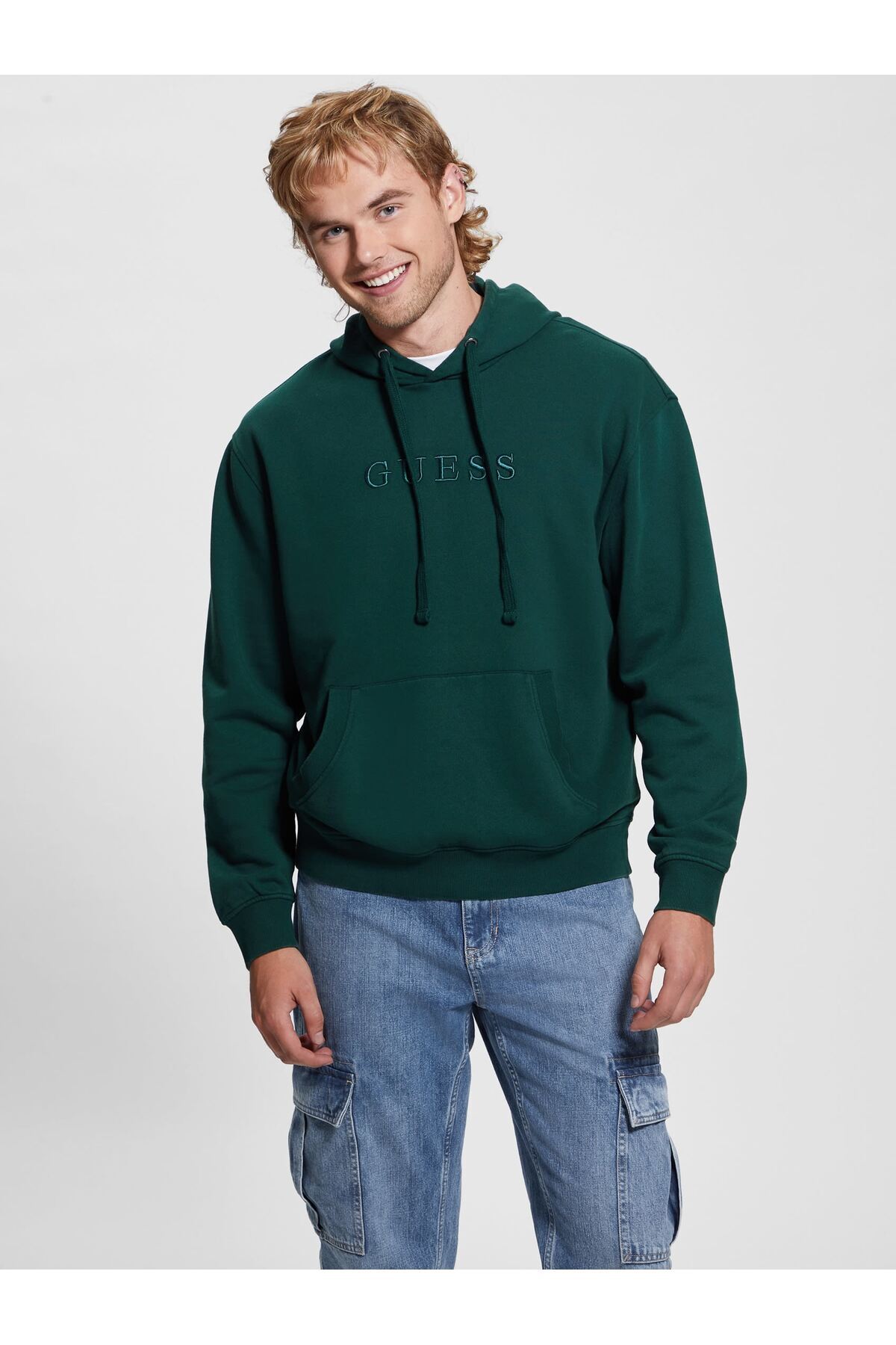 گس FINCH TERRY GUESS WA - ORG COTTON FRENCH TERRY 330