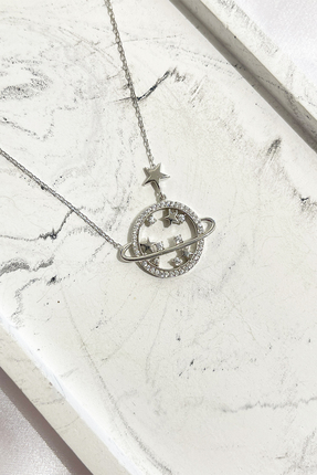 Sitare Jewelry Galaksi Kolye 925 Ayar Gümüş