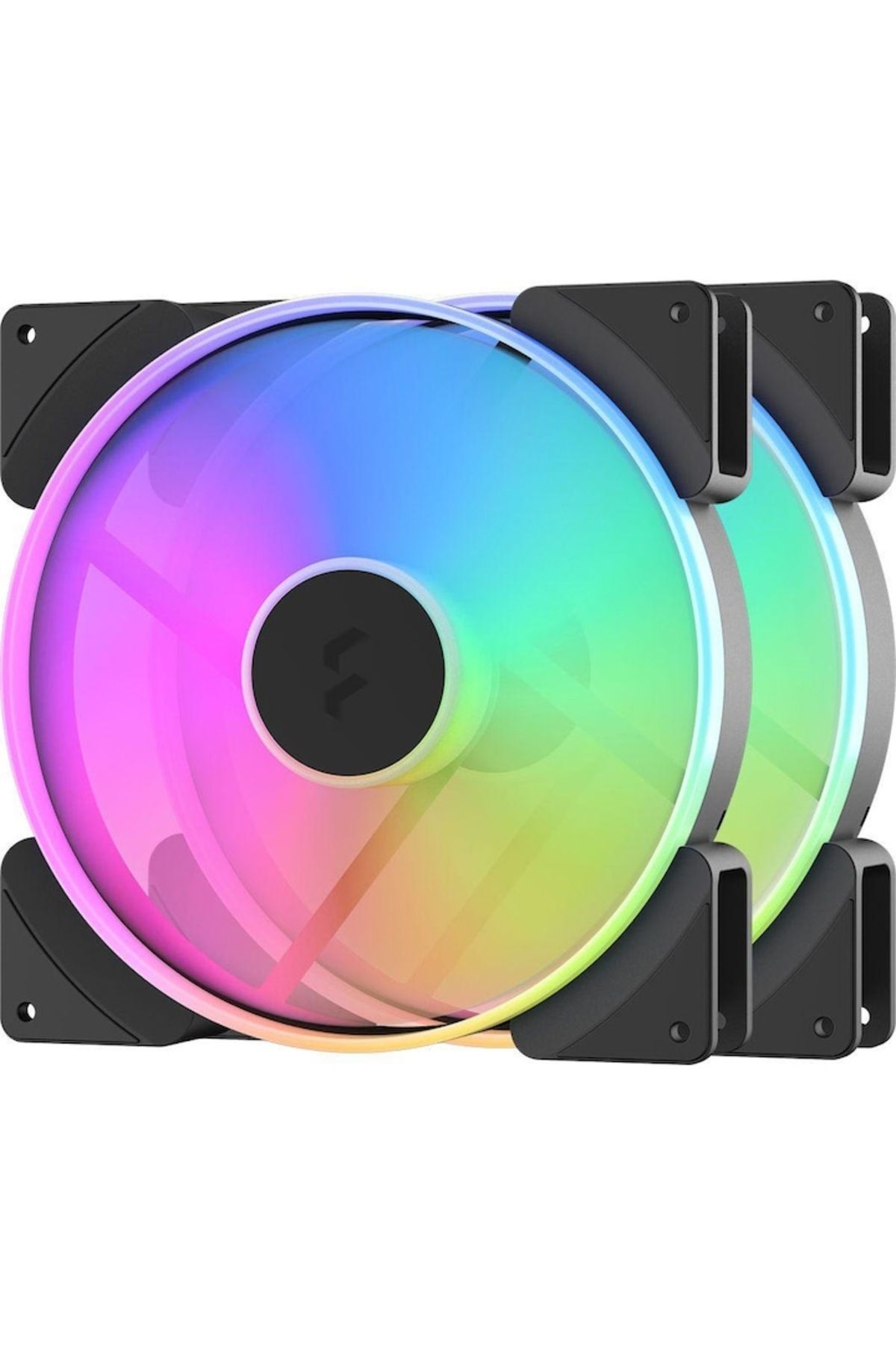 Fractal Design-Set 2 ventilatoare PC Fractal Design FD-FAN-PRI-AL18-PWM-2P Prisma AL-18 PWM 2