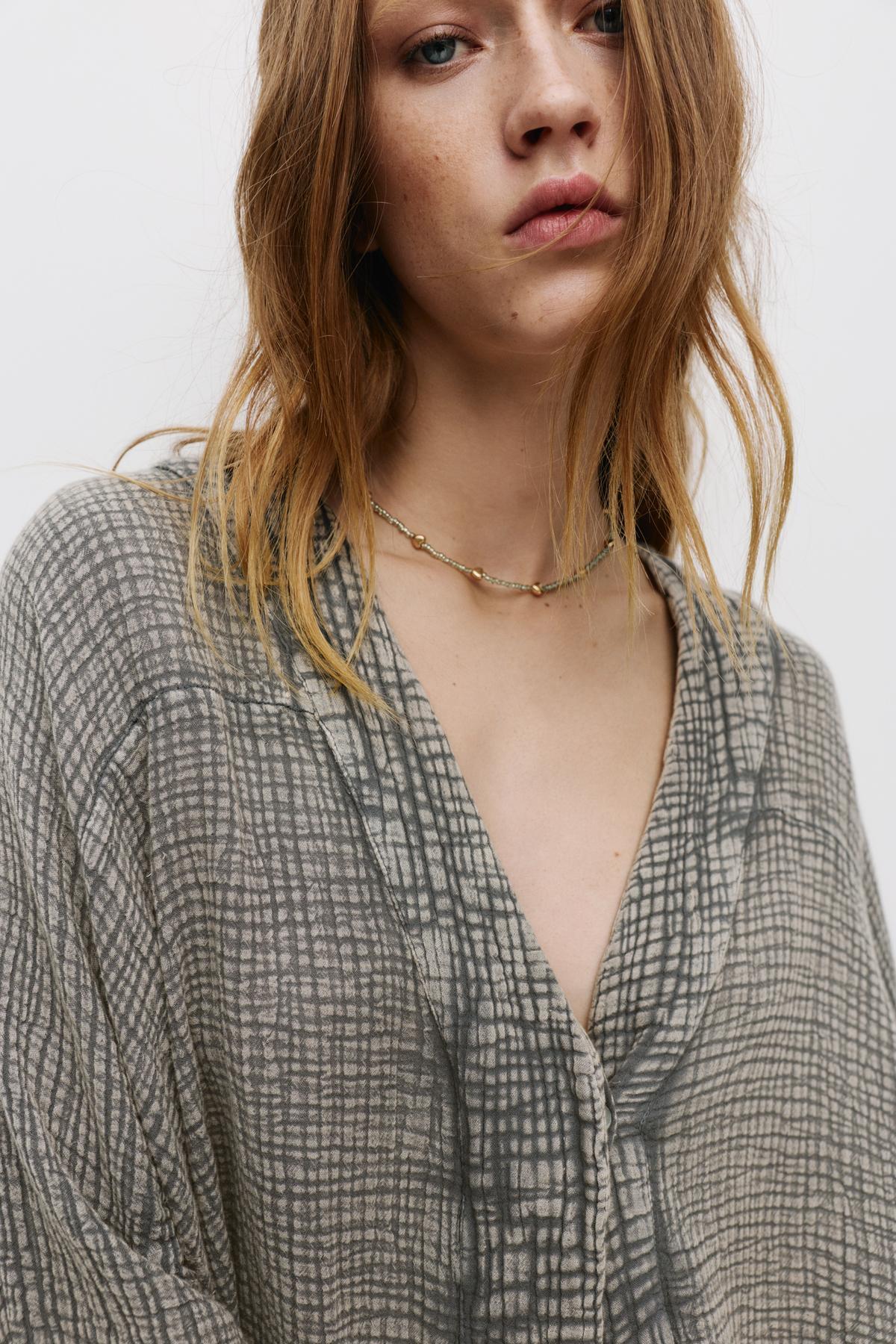 Pull & Bear-Creased-effect blouse 5