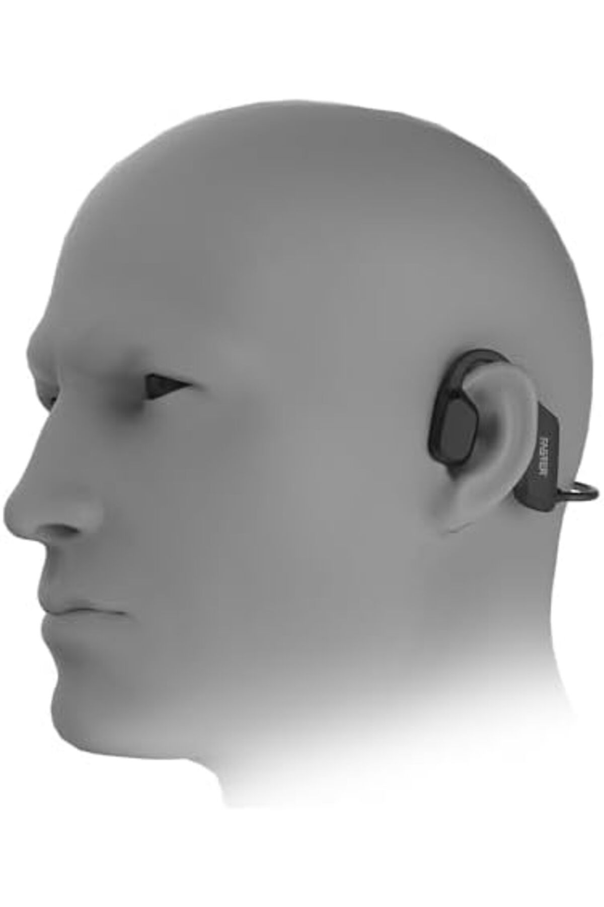 Faster-AS18 Bone Conduction Bluetooth Wireless Headphones - Open-Ear Sports Earbuds with Built-in Mi 6