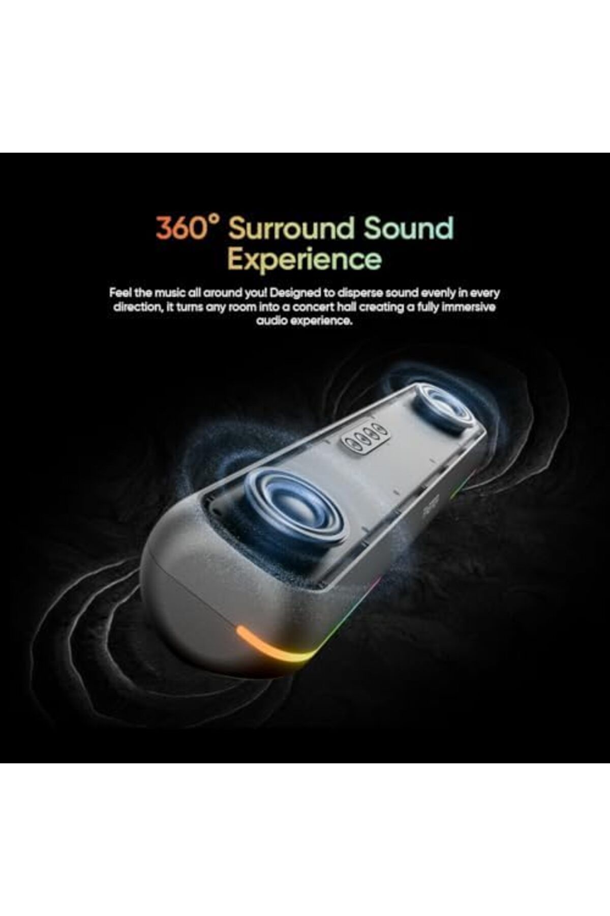 Faster-Ryzo Z16 Soundbar - 16W Wireless Sound Bar 4