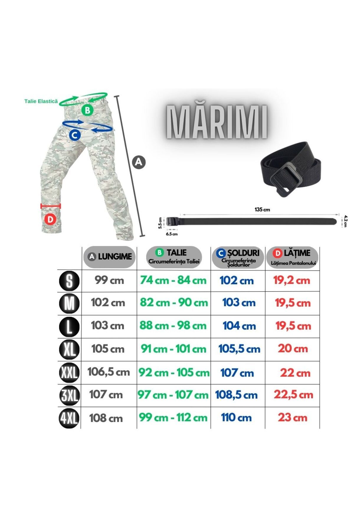 Hipolar-Multicam Camouflage Softshell Tactical Pants, with Adjustable Belt, Multiple Pockets 5