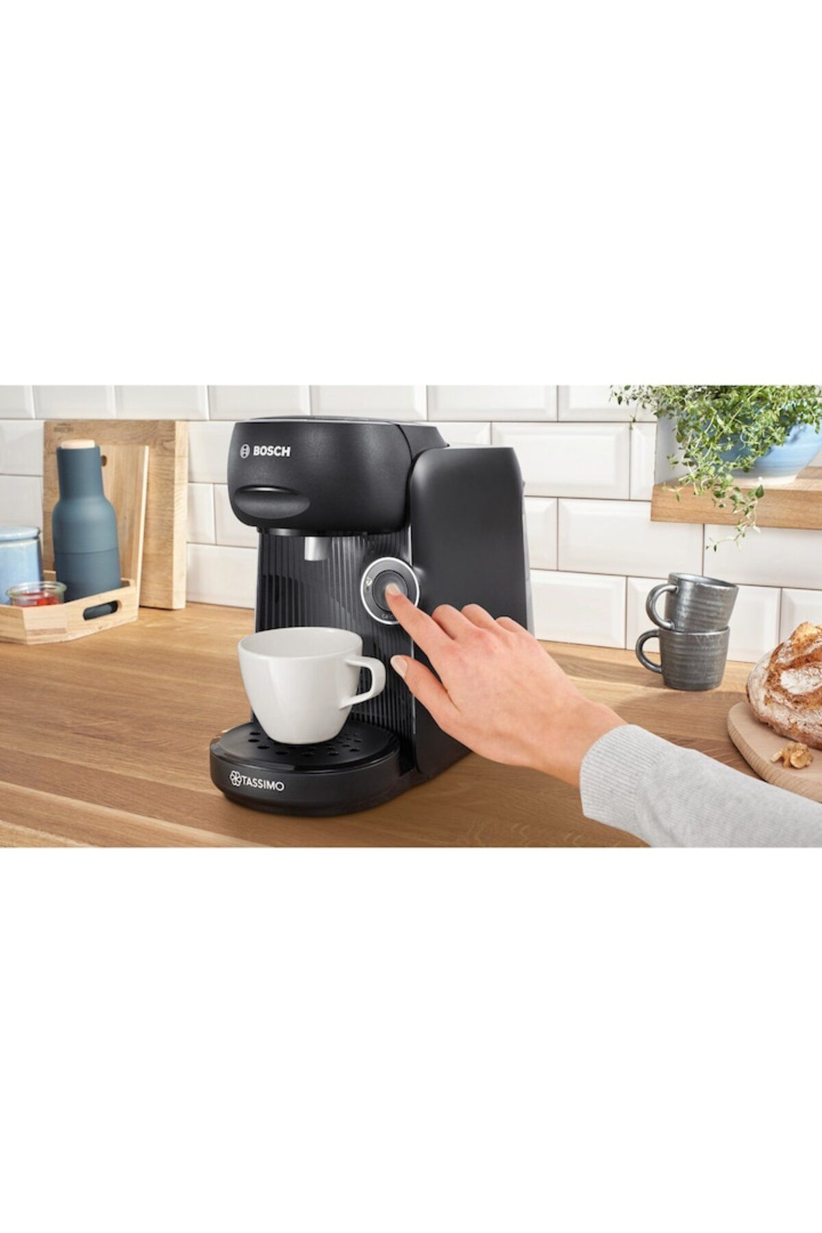 Bosch-Espressor Tassimo Finesse TAS16B2, 1400 W, 3.3 bar, 0.7 l, autocleaning and descaling, capsule 3