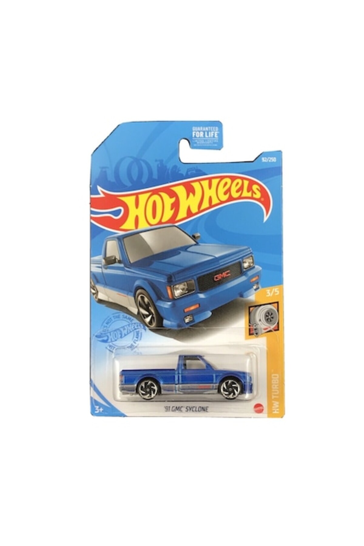 Masinuta Metalica Hot Wheels, 1991 GMC' Syclone, Albastru, 1:64