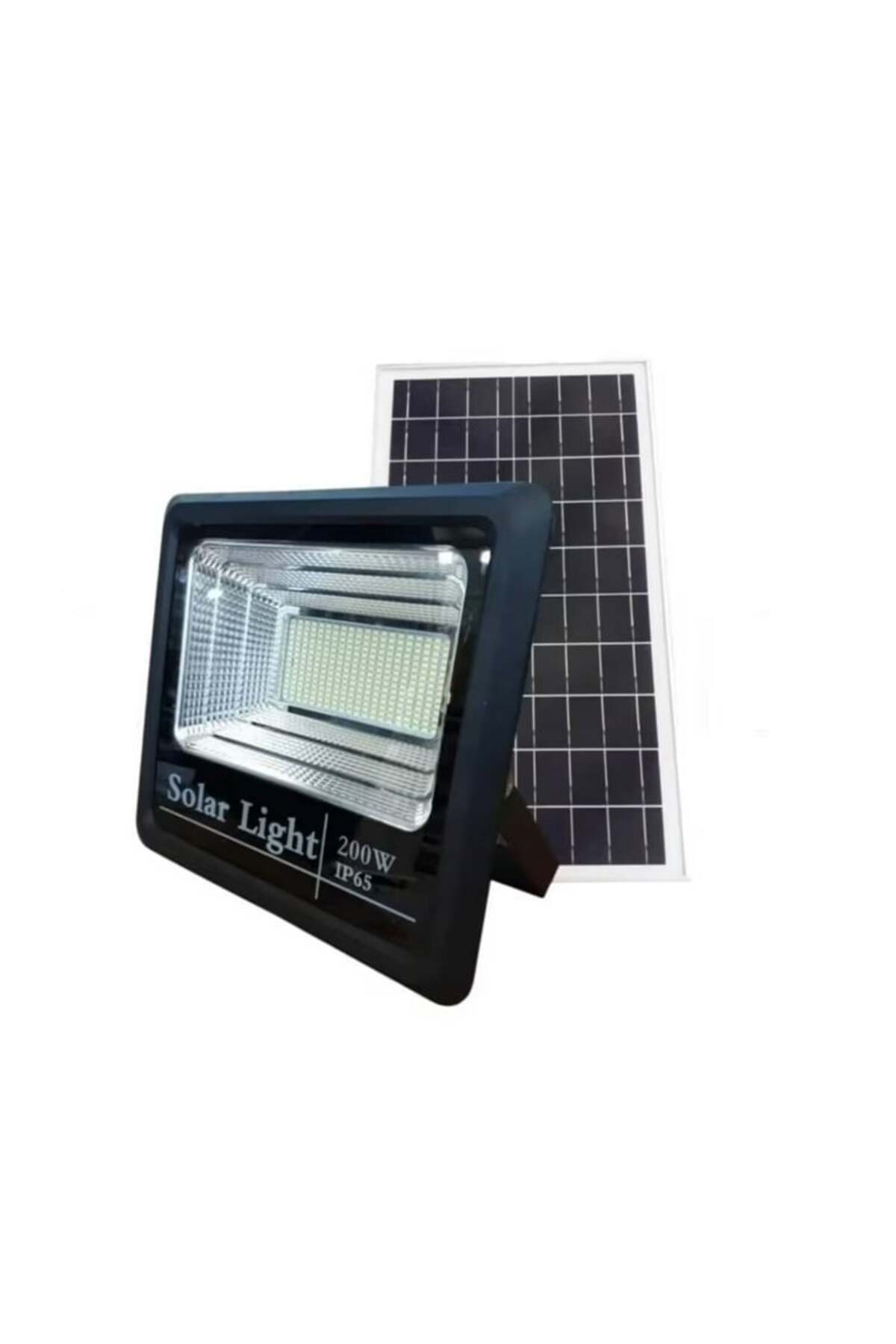 divendi-ro-Solar floodlight 200W with panel and remote control, Jortan, ABS, IP66, 6500k, 9000lm 6