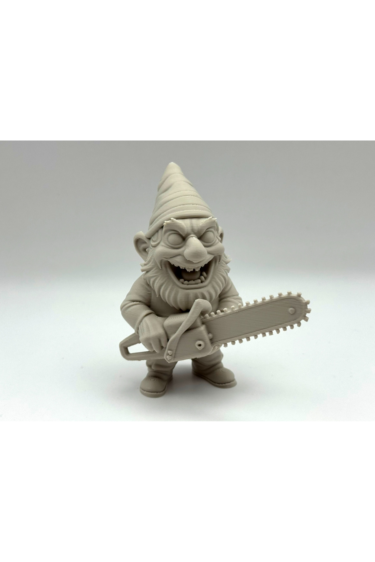 Rebel Gartenzwerg Figur Crazy Dwarf - Sägezwerg 10 CM