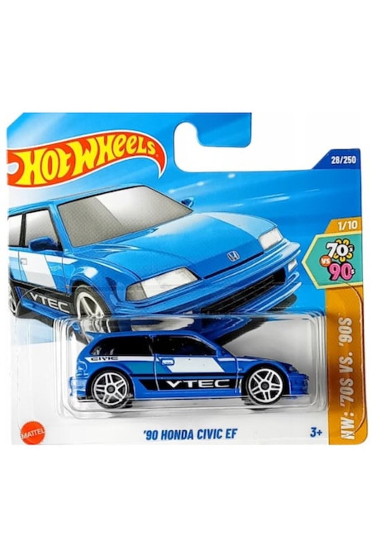 Masinuta Metalica Hot Wheels, '90 Honda Civic EF, 2025, 1:64