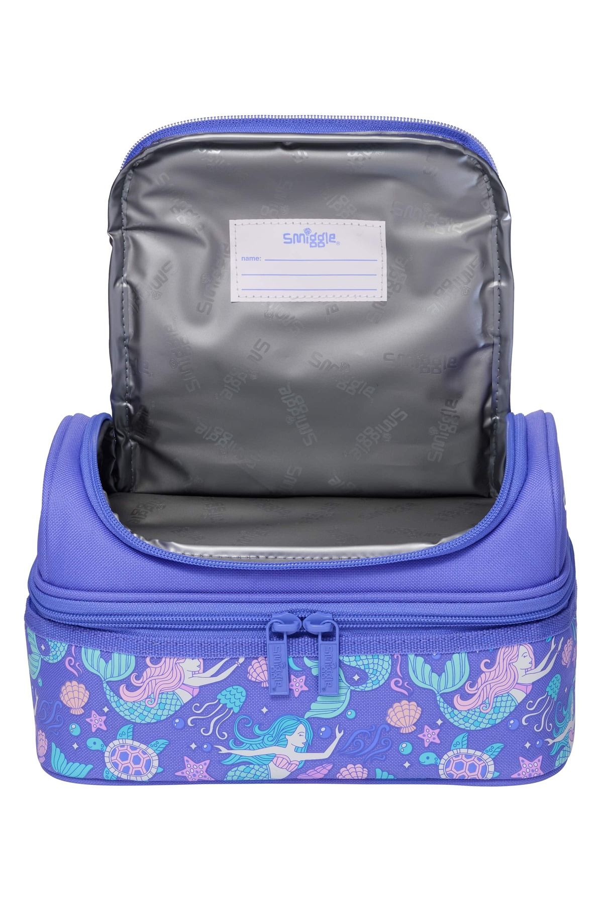 SMIGGLE-Double Layer Insulated Lunch Box with Sea Creatures Figures Bpa Free 2