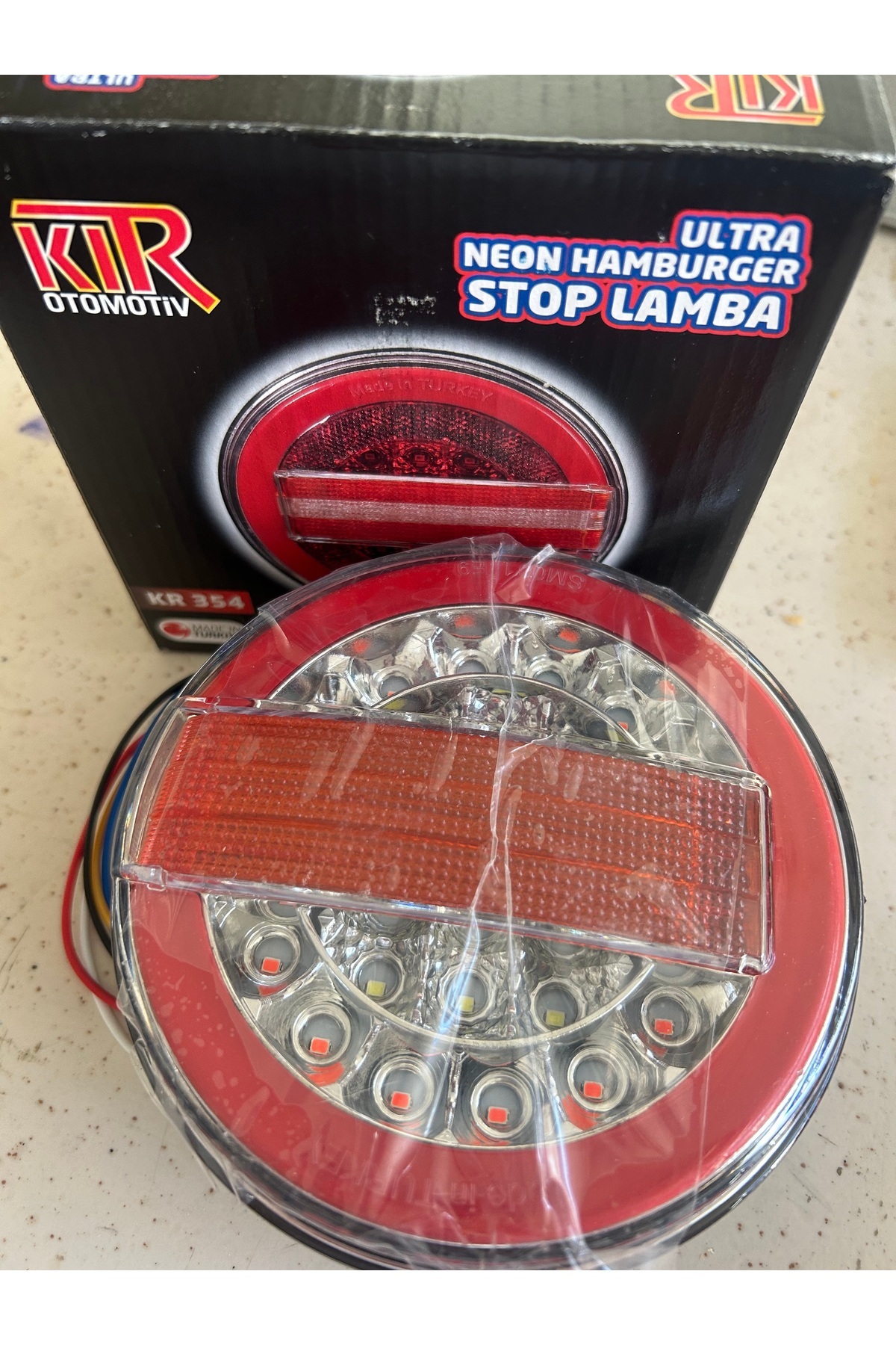 KIR OTOMOTİV Neon hamburger 12 24 volt 4 fonskyon