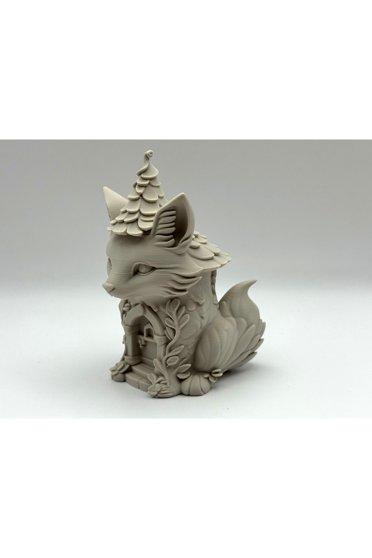 Casa della volpe da favola a tema foresta stampata in 3D - Decorazione fantastica