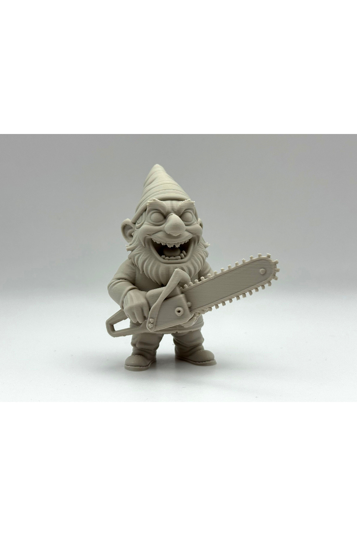 Rebel Gartenzwerg Figur Crazy Dwarf - Sägezwerg 10 CM