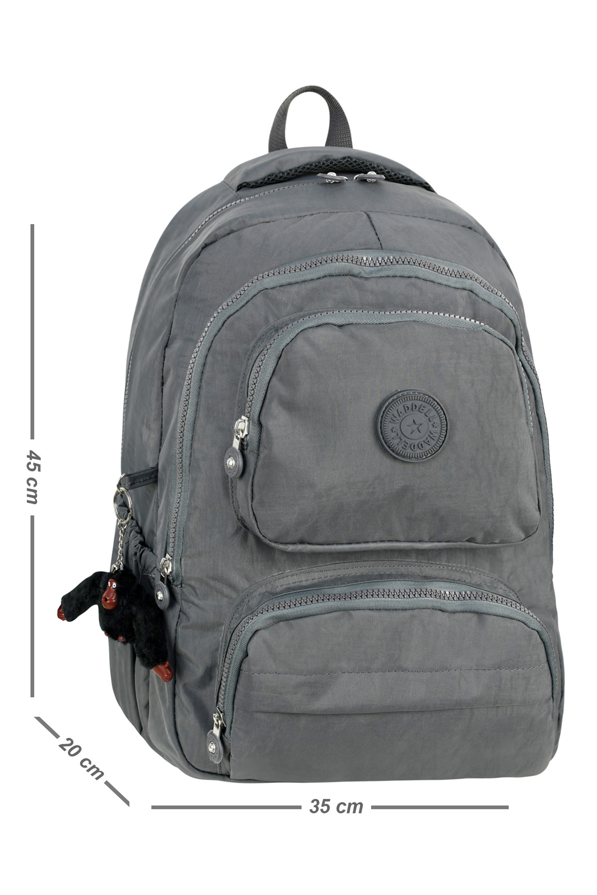 Mega Size Unisex Multi-Lock School Bag with Adjustable Orthopedic Strap