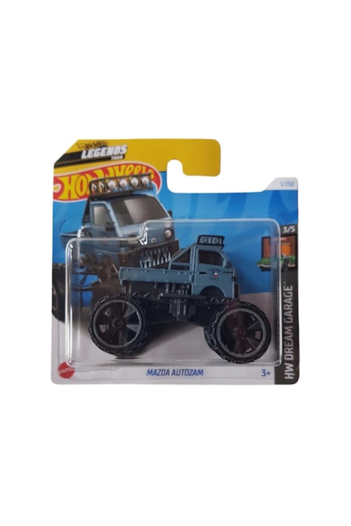 Masinuta metalica Hot Wheels Mazda Autozam, Colectia 2024, 1:64, Albastru