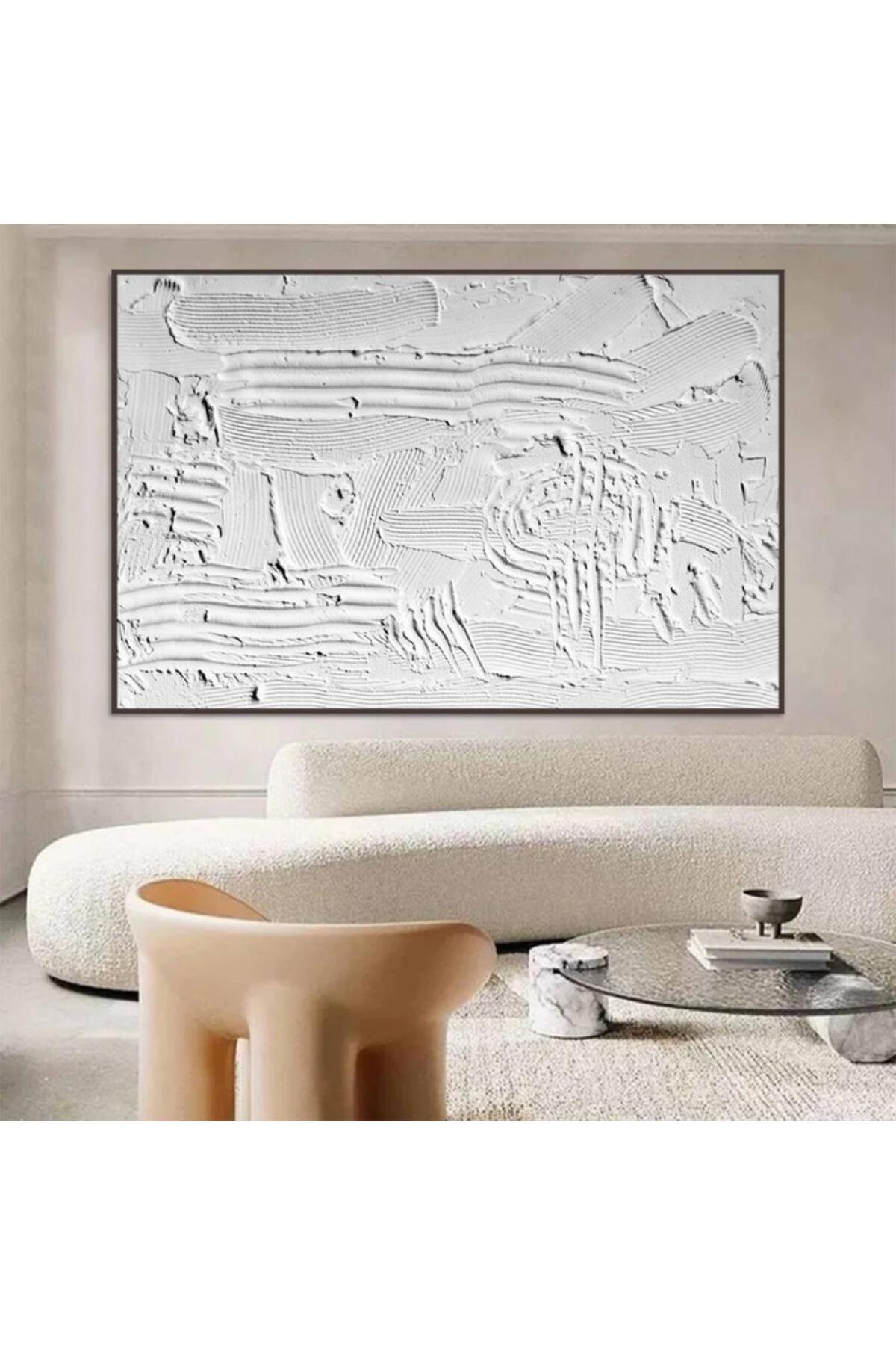 SND-لوحة جدارية قماشية كانفس مطبوعة من الجبس بتصميم فني جميل بإطار ذهبي، 50×70 سم 5