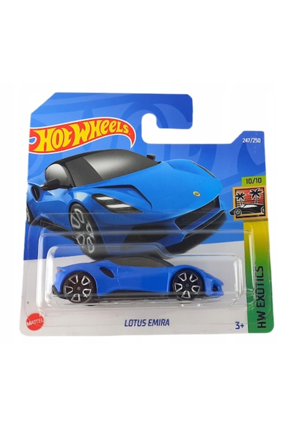 Masinuta Metalica Hot Wheels, Lotus Emira, Albastru, 1:64