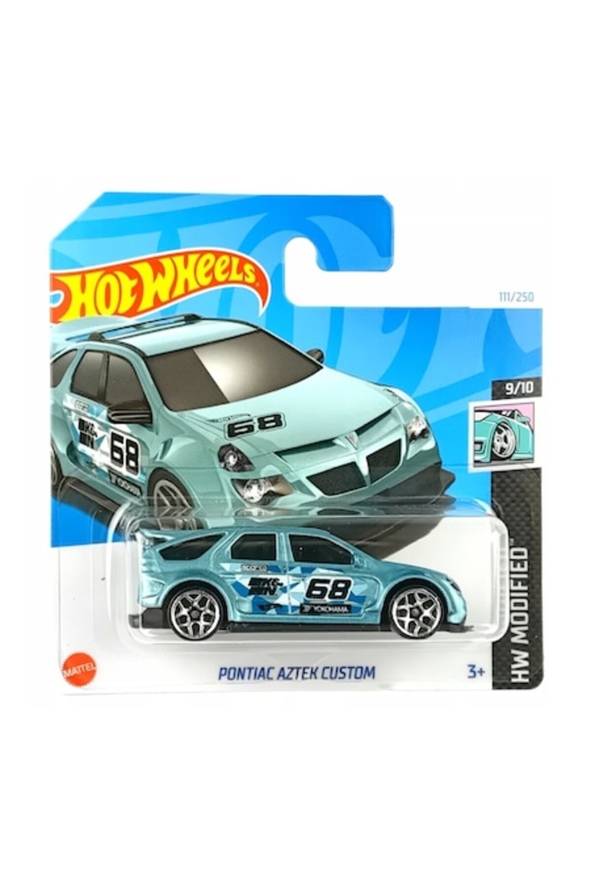 Masinuta Metalica Hot Wheels, Pontiac Aztek Custom, Colectia HW Modified - Editia 2024, Turcoaz, 1:6