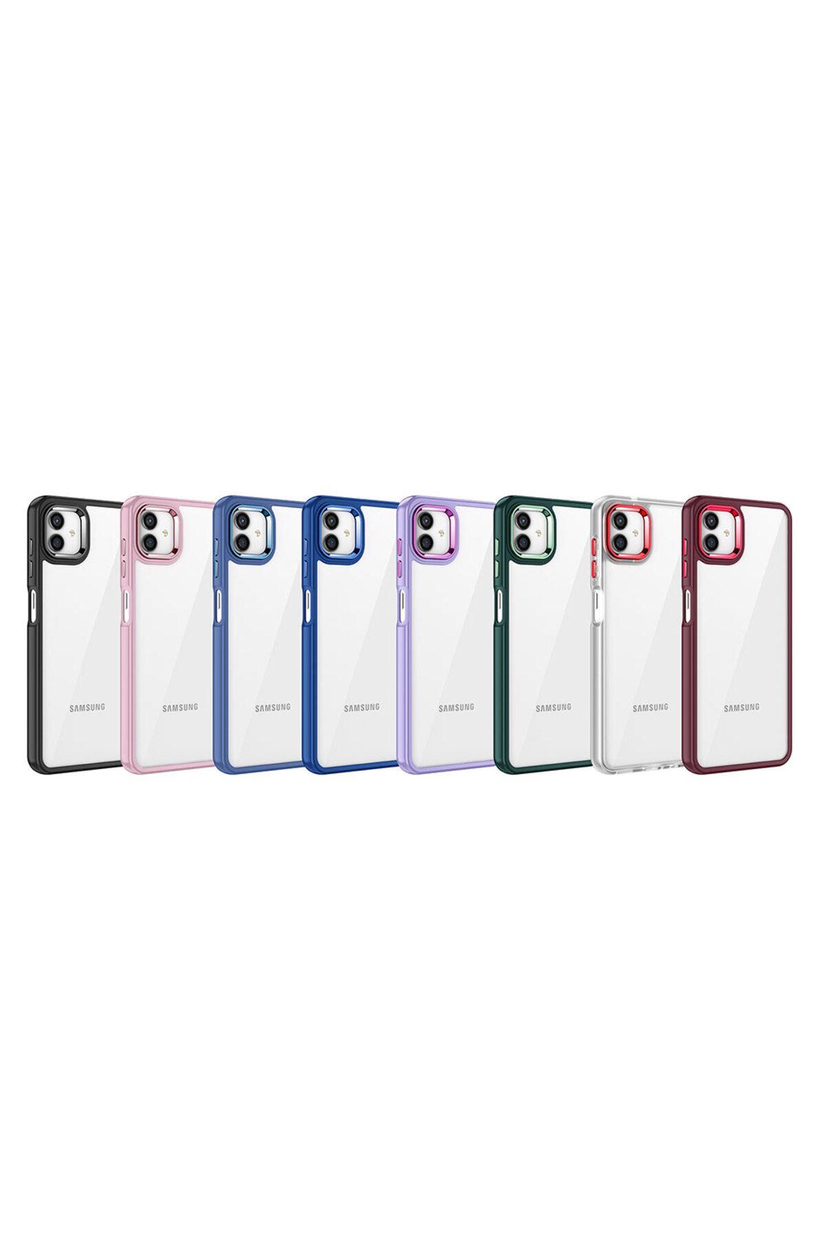 Cep Plus-Galaxy A04 Case Cppl Flora Cover - Red 3