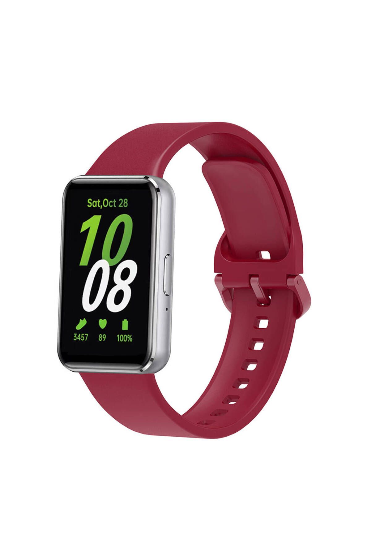 Cep Plus-Galaxy Fit 3 Silicone Cord Cppl Krd-110 Strap Strap-Red 1