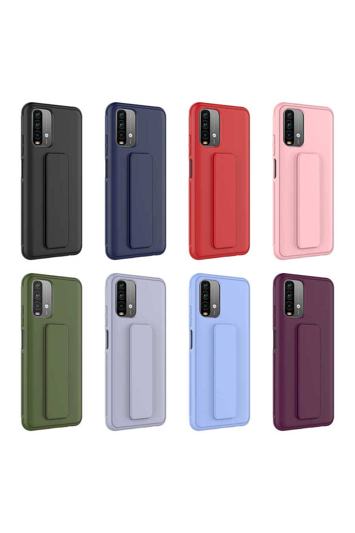 Cep Plus-Redmi Note 10 Case Cppl Qstand Cover - Lilac 4