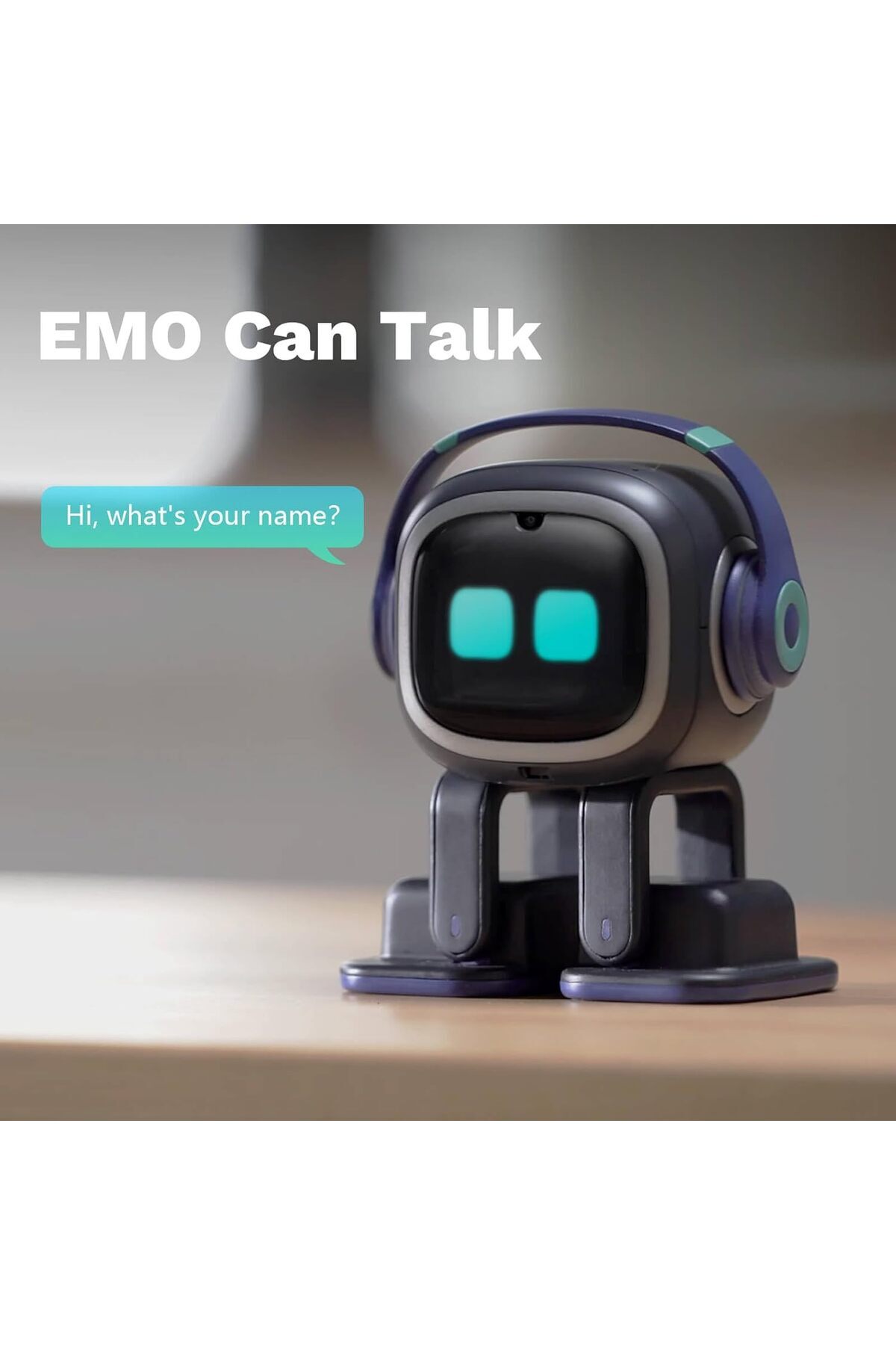 Living.ai-رفيق روبوت المكتب الذكي EMOPET - يدعم ChatGPT مع الأوامر الصوتية والرقص، روبوت تفاعلي بالذكاء الاصطناعي 3