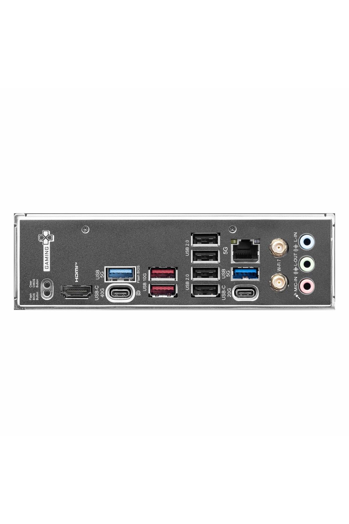 MSI-X870 GAMING PLUS WIFI AMD X870 مقبس AM5 DDR5 8200(OC)MHz ATX Gaming (اللاعب) اللوحة الأم 4