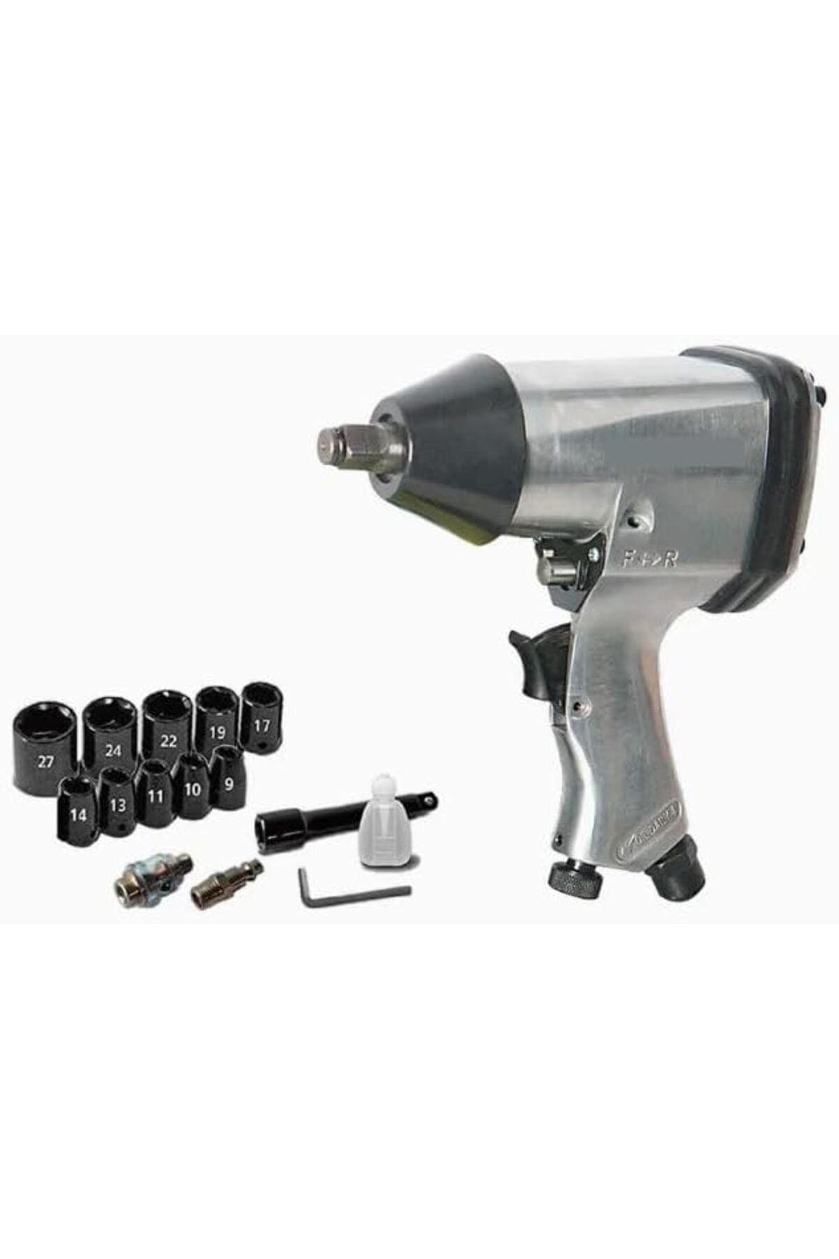Generic-Air Impact Wrench, 1/2 Inch Drive With Sockets and Extension, 17 PCS set 1