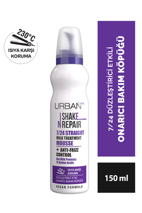 Urban Care Shake N Repair 7/24 Düzleştirici Etkili Saç Bakım Köpüğü 150 ml-vegan