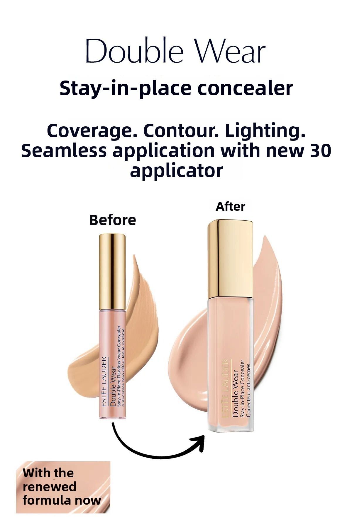 Estee Lauder-Double Wear Concealer - 1C Light (Cool) 12ml 3