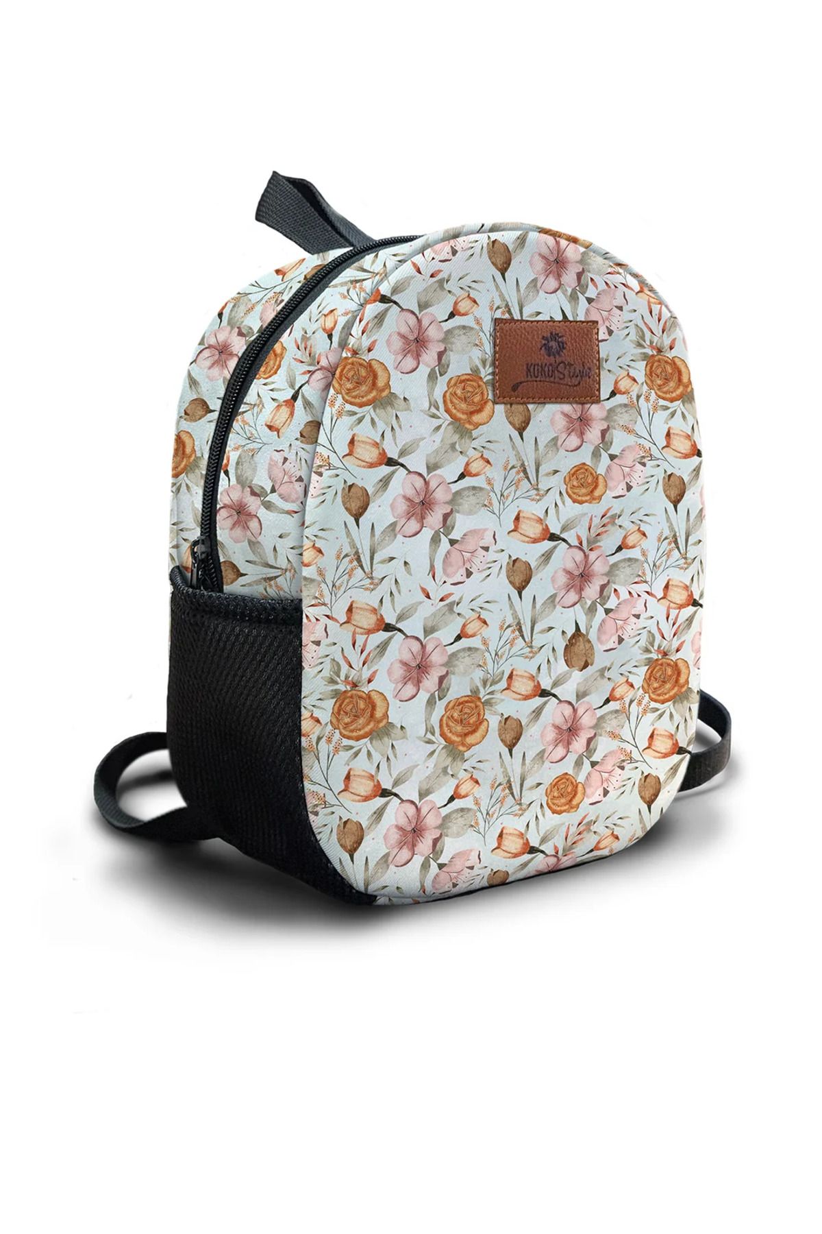 Kokopatik-Bohemian Flowers Pattern Medium Size Nursery Bag 1