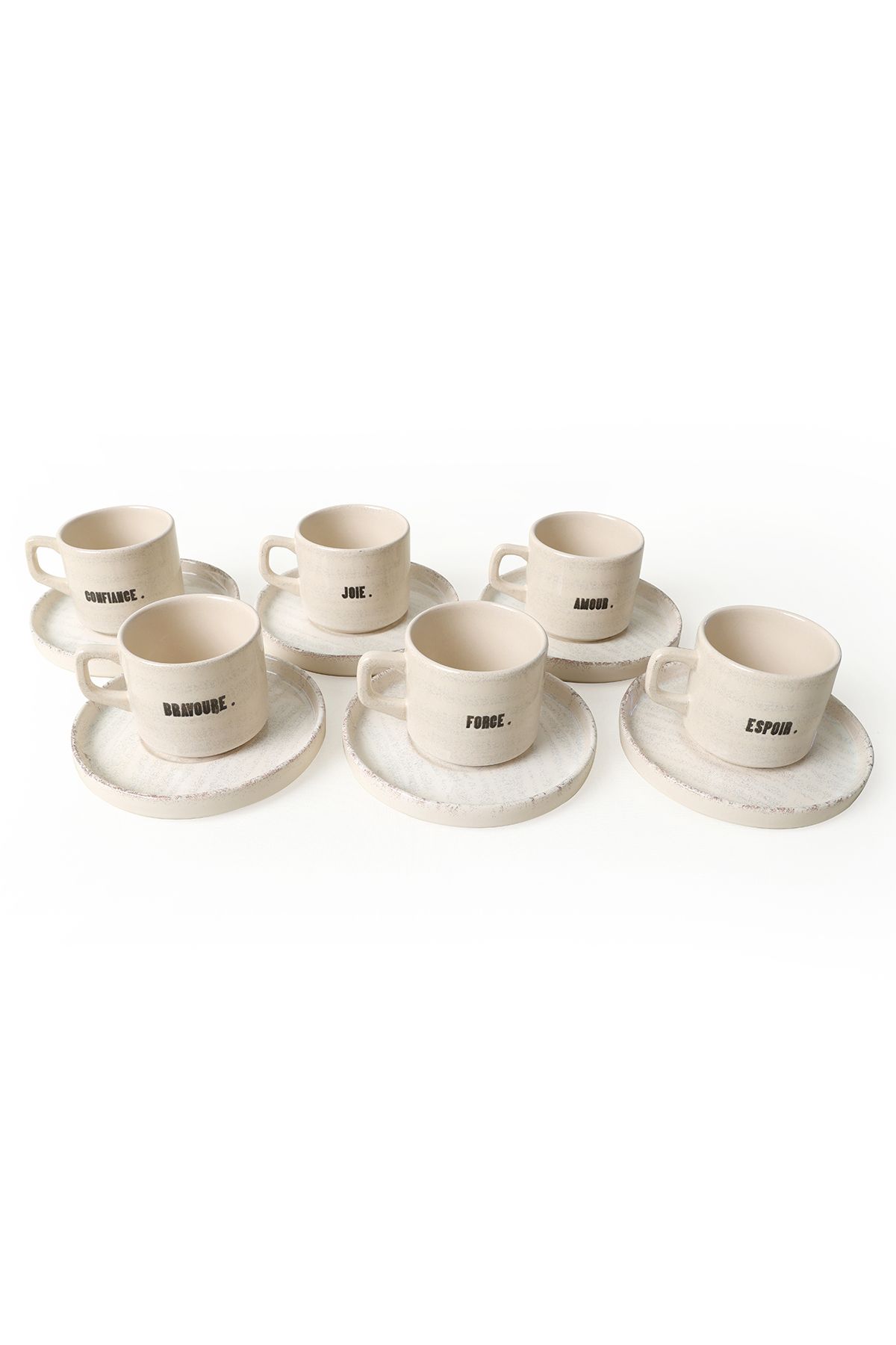 Keramika-Deep Collection Mottolu Stackable Tea Set 12 τεμαχίων για 6 άτομα 22650-55 3