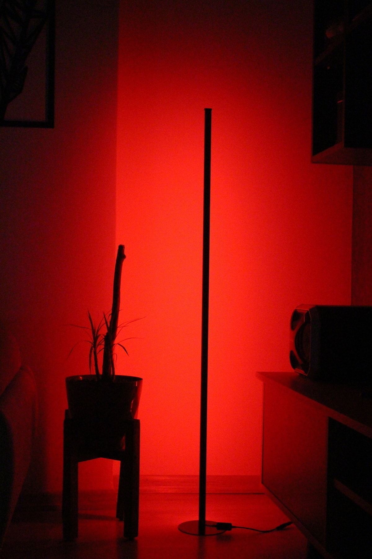 ÖZER LİGHT-16 Color Decorative Corner Led Floor Lamp - Rgb Controlled 5