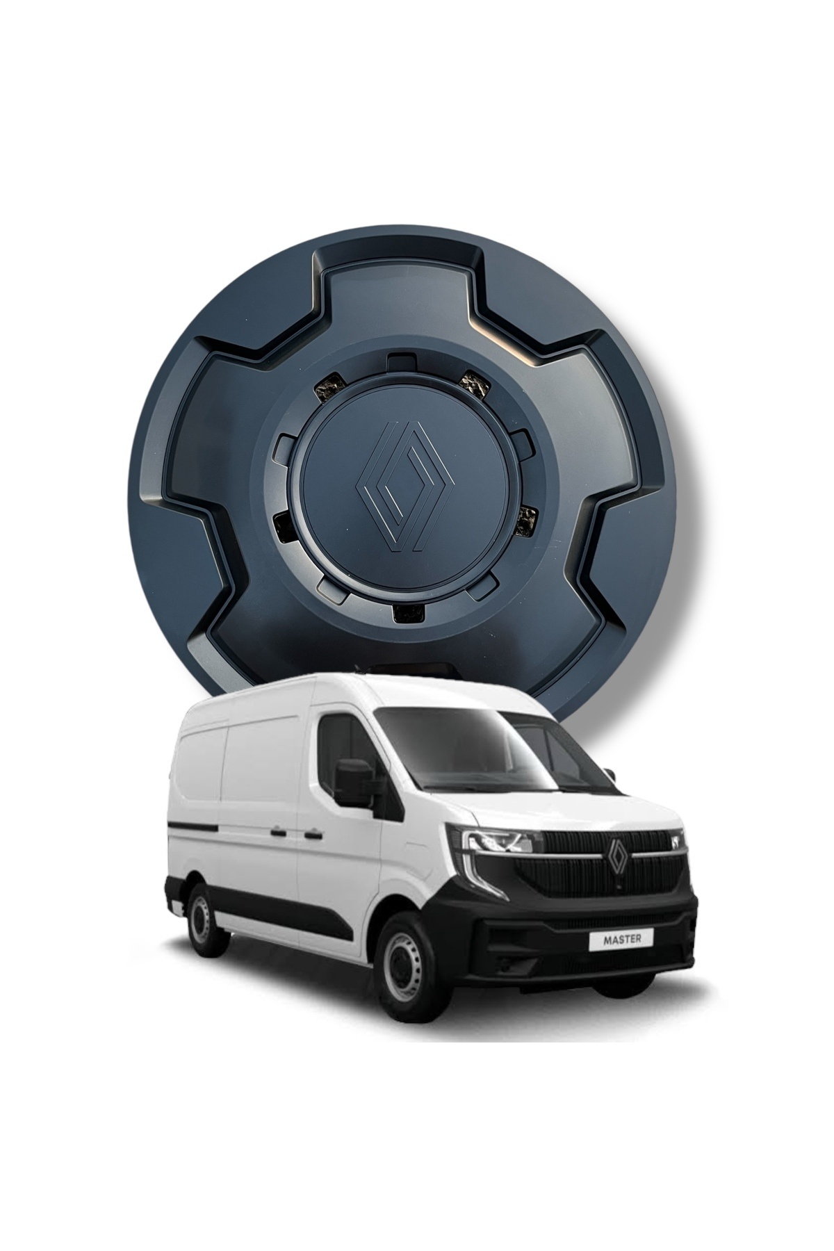 Renault Master 4 Jant Göbek Takımı (4 ADET) Yeni Armalı 403156368R