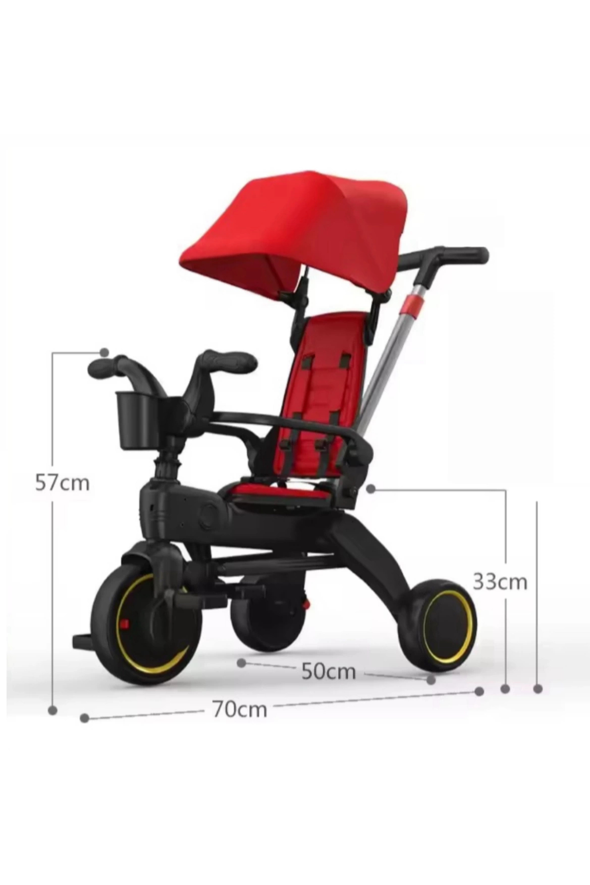 ining baby Katlanabilir Bebek Bisikleti fotoğrafı 6 (önizleme)